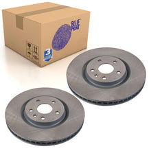 Load image into Gallery viewer, Pair of Front Brake Disc Fits Vauxhall OE 13598064 Blue Print ADW194334