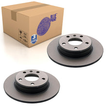 Load image into Gallery viewer, Pair of Rear Brake Disc Fits Vauxhall Zafira OE 93188707 Blue Print ADW194343