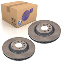 Load image into Gallery viewer, Pair of Front Brake Disc Fits Vauxhall OE 95509297 Blue Print ADW194347
