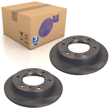 Pair of Rear Brake Disc Fits Isuzu Bighorn MU Rodeo Trooper Blue Print ADZ94308
