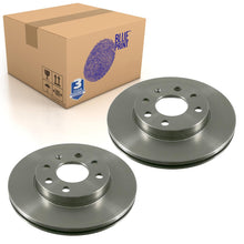 Load image into Gallery viewer, Pair of Front Brake Disc Fits Vauxhall Corsa Combo C Vita Blue Print ADZ94323