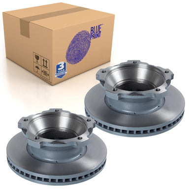 Pair of Rear Brake Disc Fits Isuzu Truck N-Series Blue Print ADZ94337