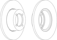 Load image into Gallery viewer, Front Pair Of Brake Discs Fits Bedford Oltcit Opel Ranger Vauxhall Ferodo DDF001