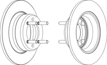 Load image into Gallery viewer, Front Pair Of Brake Discs Fits Alfa Romeo OE 60721735 Ferodo DDF036
