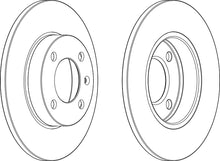 Load image into Gallery viewer, Pair Of Coated Brake Discs Ferodo DDF042C
