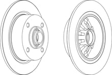Load image into Gallery viewer, Front Pair Of Brake Discs Fits VW OE 113407075 Ferodo DDF043