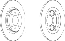 Load image into Gallery viewer, Front Pair Of Brake Discs Fits Citroen Peugeot OE 424688 Ferodo DDF051