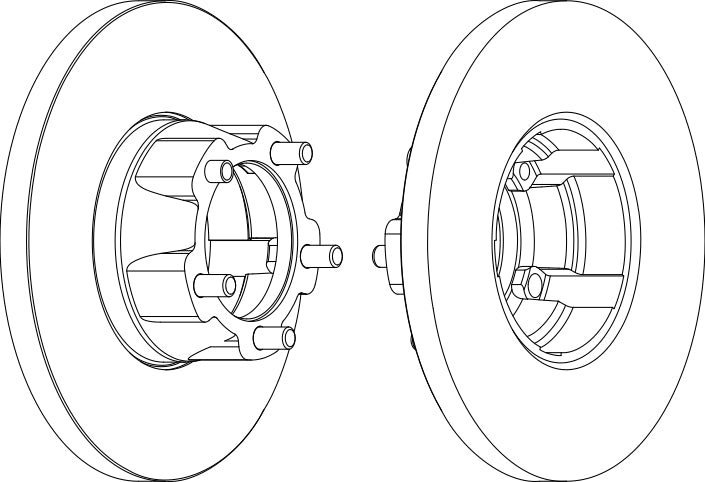 Brake Disc Single Ferodo DDF058-1