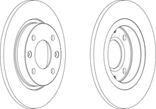 Load image into Gallery viewer, Pair Of Coated Brake Discs Ferodo DDF059C