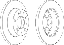 Load image into Gallery viewer, Front Pair Of Brake Discs Fits Alfa Romeo Citroen Fiat Peugeot Tal Ferodo DDF063