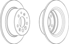 Load image into Gallery viewer, Rear Pair Of Brake Discs Fits Volvo OE 270736 Ferodo DDF080