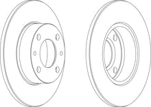 Load image into Gallery viewer, Pair Of Brake Discs Fits Autobianchi Ferrari Fiat Ford Otosan Fo Ferodo DDF083