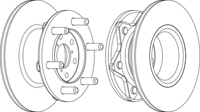Brake Disc Single Ferodo DDF089-1