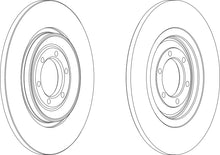 Load image into Gallery viewer, Rear Pair Of Brake Discs Fits Alfa Romeo OE 60526121 Ferodo DDF090