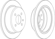 Load image into Gallery viewer, Rear Pair Of Brake Discs Fits Alpina BMW OE 34211119581 Ferodo DDF093