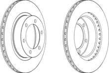 Load image into Gallery viewer, Front Pair Of Brake Discs Fits Toyota OE 4351235210 Ferodo DDF1008