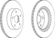 Load image into Gallery viewer, Pair Of Coated Brake Discs Ferodo DDF1009C