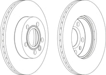 Load image into Gallery viewer, Pair Of Coated Brake Discs Ferodo DDF1010C