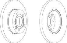 Load image into Gallery viewer, Pair Of Coated Brake Discs Ferodo DDF1011C