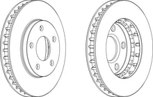 Load image into Gallery viewer, Front Pair Of Brake Discs Fits Buick Cadillac Chevrolet Opel Pont Ferodo DDF1030