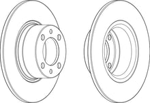 Load image into Gallery viewer, Pair Of Coated Brake Discs Ferodo DDF1035C