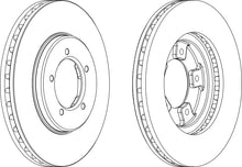 Load image into Gallery viewer, Front Pair Of Brake Discs Fits Toyota OE 4351226120 Ferodo DDF1039