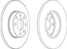 Load image into Gallery viewer, Front Pair Of Brake Discs Fits Opel Vauxhall OE 569058 Ferodo DDF1040