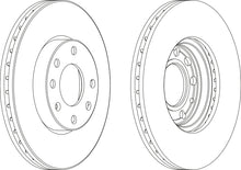 Load image into Gallery viewer, Pair Of Coated Brake Discs Ferodo DDF1041C