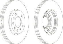 Load image into Gallery viewer, Pair Of Coated Brake Discs Ferodo DDF1042C
