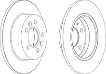 Load image into Gallery viewer, Rear Pair Of Brake Discs Fits Renault OE 6025304073 Ferodo DDF1056