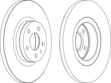 Load image into Gallery viewer, Pair Of Coated Brake Discs Ferodo DDF1057C