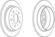 Load image into Gallery viewer, Rear Pair Of Brake Discs Fits Volvo OE 1359290 Ferodo DDF1060
