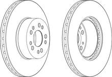 Load image into Gallery viewer, Coated Brake Disc Single Ferodo DDF1061C-1