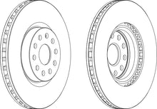 Load image into Gallery viewer, Pair Of Coated Brake Discs Ferodo DDF1062C