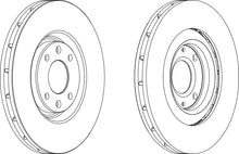 Load image into Gallery viewer, Front Pair Of Brake Discs Fits Peugeot Porsche OE 9632105180 Ferodo DDF1065