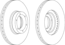 Load image into Gallery viewer, Pair Of Coated Brake Discs Ferodo DDF1067C