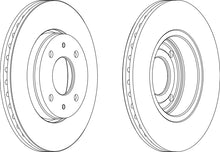 Load image into Gallery viewer, Pair Of Coated Brake Discs Ferodo DDF1068C