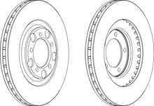 Load image into Gallery viewer, Front Pair Of Brake Discs Fits Lancia OE 46737998 Ferodo DDF1070