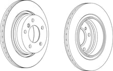 Load image into Gallery viewer, Pair Of Coated Brake Discs Ferodo DDF1073C