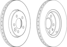 Load image into Gallery viewer, Pair Of Coated Brake Discs Ferodo DDF1080C