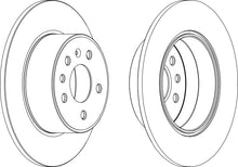 Load image into Gallery viewer, Pair Of Coated Brake Discs Ferodo DDF1083C