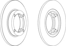 Load image into Gallery viewer, Front Pair Of Brake Discs Fits Daewoo OE 55311A60B11000 Ferodo DDF1098