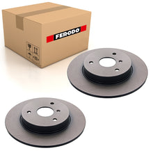 Load image into Gallery viewer, Pair Of Front Coated Brake Discs Fits Smart Fortwo 1 2 Cabrio Ferodo DDF1111C