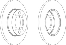 Load image into Gallery viewer, Front Pair Of Brake Discs Fits Renault Toyota OE 7700677045 Ferodo DDF118