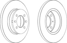 Load image into Gallery viewer, Front Pair Of Brake Discs Fits Austin MG Reliant Rover OE EBT29 Ferodo DDF123