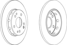 Load image into Gallery viewer, Front Pair Of Brake Discs Fits Mercedes-Benz OE 1244211212 Ferodo DDF124