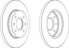 Load image into Gallery viewer, Front Pair Of Brake Discs Fits Autobianchi Fiat Innocenti Lancia Ferodo DDF125