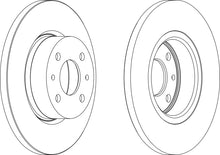 Load image into Gallery viewer, Front Pair Of Brake Discs Fits Fiat Lancia OE 82434169 Ferodo DDF129