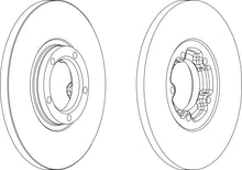 Load image into Gallery viewer, Front Pair Of Brake Discs Fits Ford OE 5022676 Ferodo DDF138