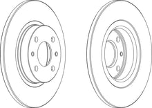 Load image into Gallery viewer, Front Pair Of Brake Discs Fits Alfa Romeo Chrysler Fiat Lancia Ferodo DDF141